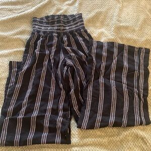 REWASH Brand Black Boho Wide Leg Pants